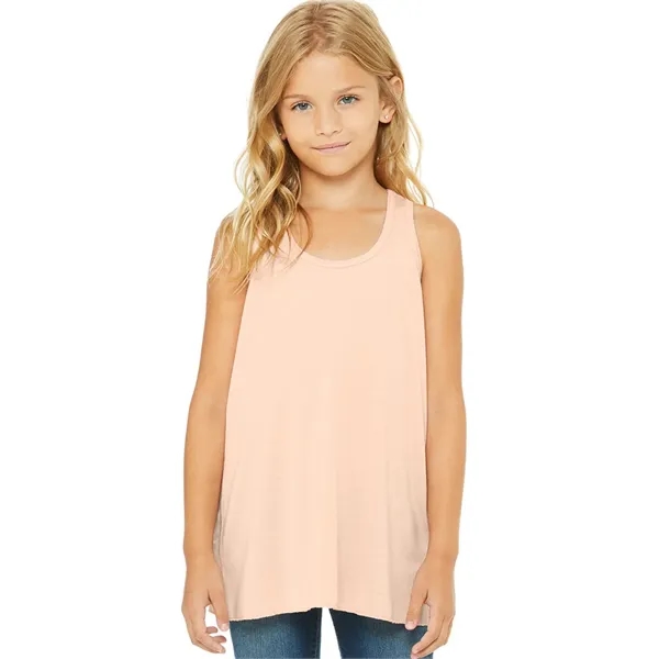 Youth Flowy Racerback Tank. 3.7 ounce. 65% polyester/35% viscose.... from ASI 89380 Staton Corporate and Casual / Staton®