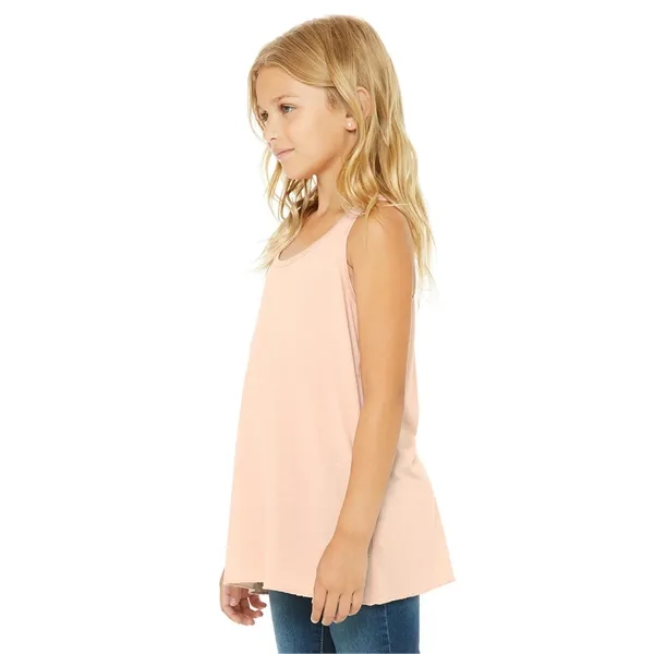 Youth Flowy Racerback Tank. 3.7 ounce. 65% polyester/35% viscose.... from ASI 89380 Staton Corporate and Casual / Staton®
