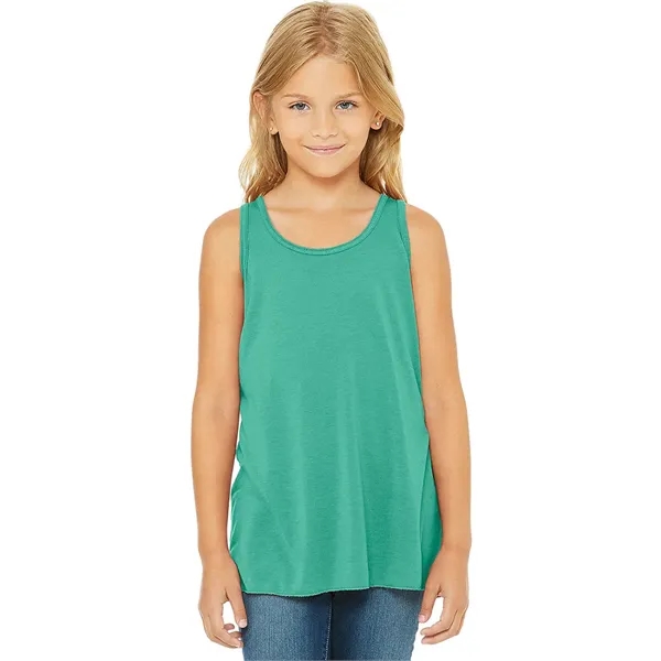 Youth Flowy Racerback Tank. 3.7 ounce. 65% polyester/35% viscose.... from ASI 89380 Staton Corporate and Casual / Staton®