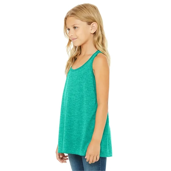 Youth Flowy Racerback Tank. 3.7 ounce. 65% polyester/35% viscose.... from ASI 89380 Staton Corporate and Casual / Staton®