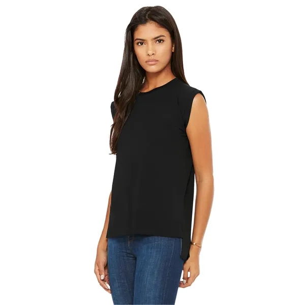 Womens Flowy Muscle Tee With Rolled Cuffs. 3.7 ounce.... from ASI 89380 Staton Corporate and Casual / Staton®