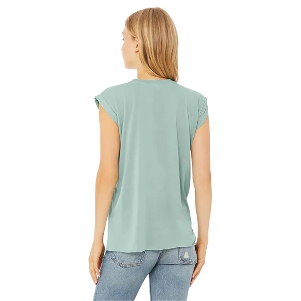 Womens Flowy Muscle Tee With Rolled Cuffs. 3.7 ounce.... from ASI 89380 Staton Corporate and Casual / Staton®