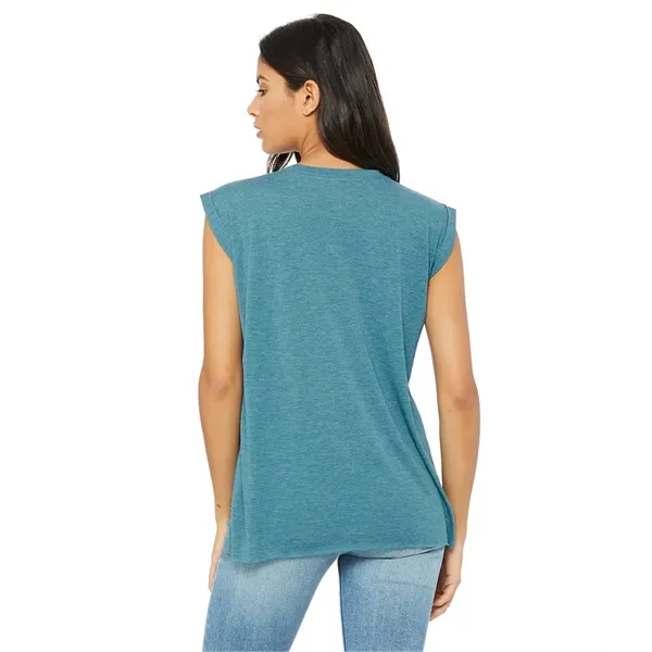 Womens Flowy Muscle Tee With Rolled Cuffs. 3.7 ounce.... from ASI 89380 Staton Corporate and Casual / Staton®