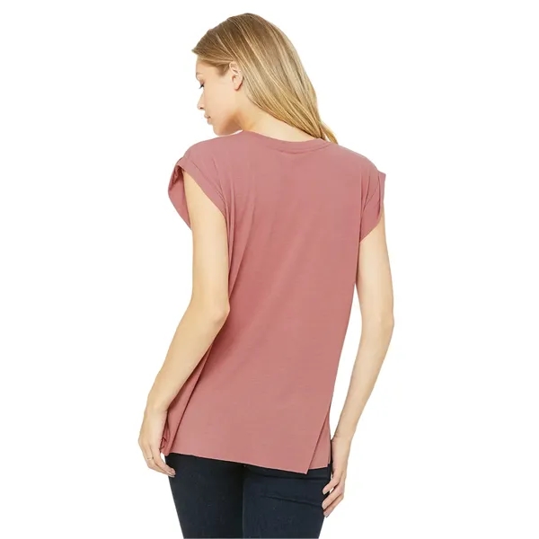 Womens Flowy Muscle Tee With Rolled Cuffs. 3.7 ounce.... from ASI 89380 Staton Corporate and Casual / Staton®
