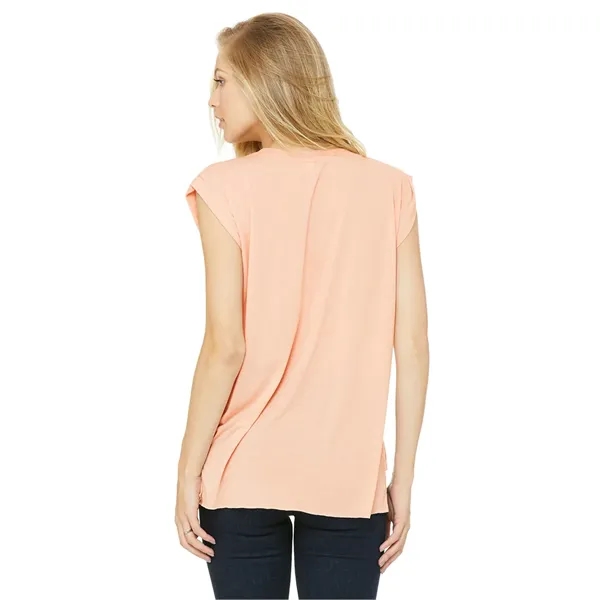 Womens Flowy Muscle Tee With Rolled Cuffs. 3.7 ounce.... from ASI 89380 Staton Corporate and Casual / Staton®