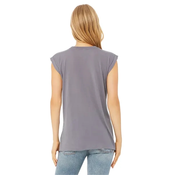 Womens Flowy Muscle Tee With Rolled Cuffs. 3.7 ounce.... from ASI 89380 Staton Corporate and Casual / Staton®