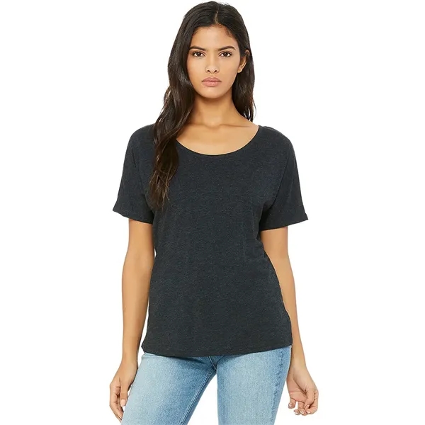 Women's Slouchy Tee. 3.7 ounce. 65% polyester/35% viscose. Side seamed.... from ASI 89380 Staton Corporate and Casual / Staton®