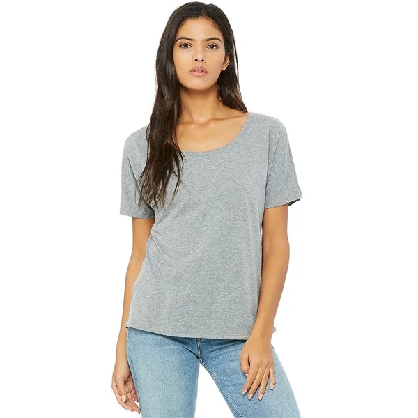 Women's Slouchy Tee. 3.7 ounce. 65% polyester/35% viscose. Side seamed.... from ASI 89380 Staton Corporate and Casual / Staton®