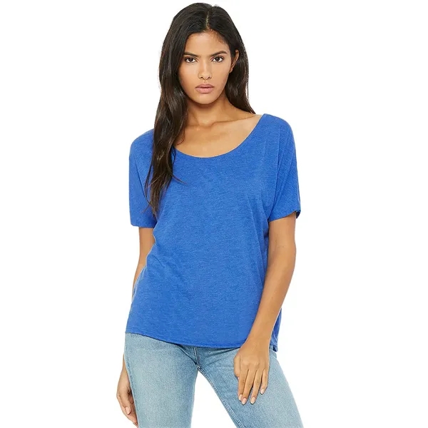 Women's Slouchy Tee. 3.7 ounce. 65% polyester/35% viscose. Side seamed.... from ASI 89380 Staton Corporate and Casual / Staton®