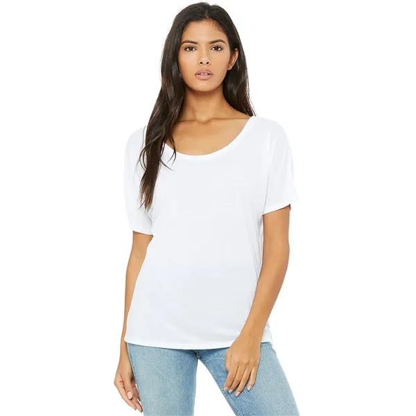 Women's Slouchy Tee. 3.7 ounce. 65% polyester/35% viscose. Side seamed.... from ASI 89380 Staton Corporate and Casual / Staton®
