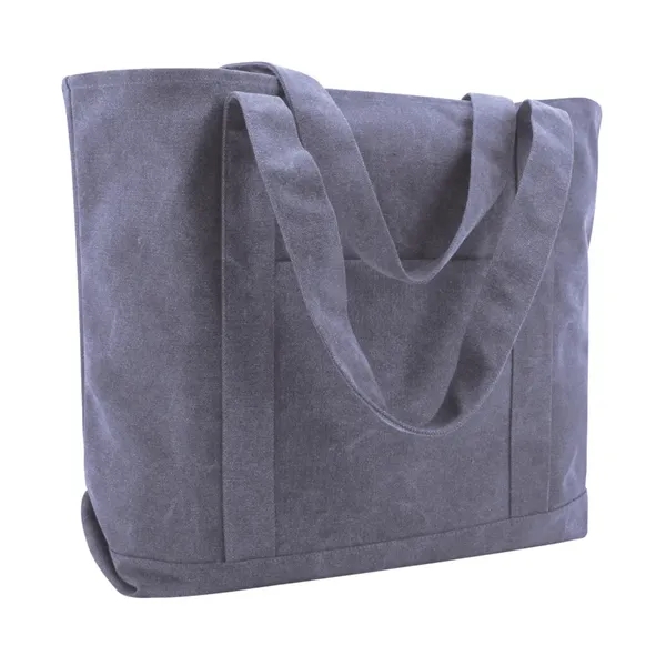Premium 12 Oz. Seaside Cotton Canvas Pigment Dyed Boat Tote.... from ASI 89380 Staton Corporate and Casual / Staton®