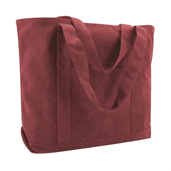 Premium 12 Oz. Seaside Cotton Canvas Pigment Dyed Boat Tote.... from ASI 89380 Staton Corporate and Casual / Staton®
