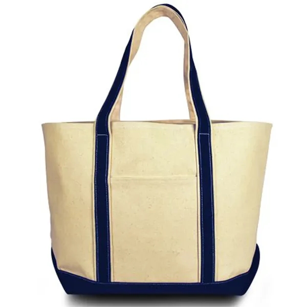 Large cotton canvas classic boat tote. 16 oz. cotton canvas.... from ASI 89380 Staton Corporate and Casual / Staton®