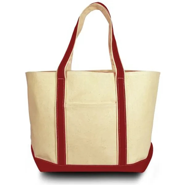 Large cotton canvas classic boat tote. 16 oz. cotton canvas.... from ASI 89380 Staton Corporate and Casual / Staton®