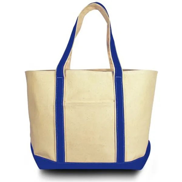 Large cotton canvas classic boat tote. 16 oz. cotton canvas.... from ASI 89380 Staton Corporate and Casual / Staton®