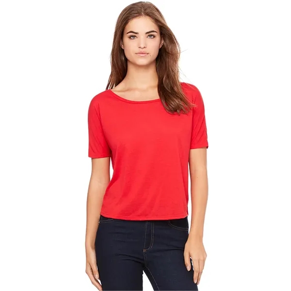 Women's flowy open back tee with side seamed.... from ASI 89380 Staton Corporate and Casual / Staton®