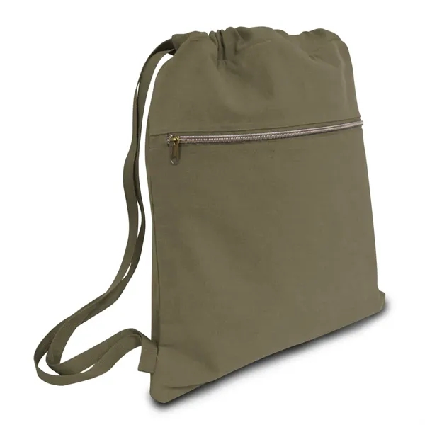 Seaside Cotton Pigment Dyed Drawstring Bag.... from ASI 89380 Staton Corporate and Casual / Staton®