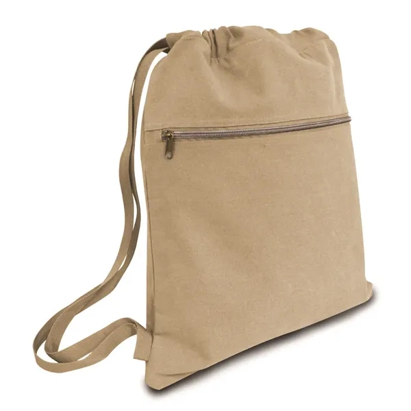 Seaside Cotton Pigment Dyed Drawstring Bag.... from ASI 89380 Staton Corporate and Casual / Staton®