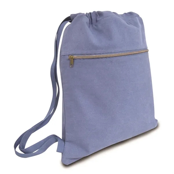 Seaside Cotton Pigment Dyed Drawstring Bag.... from ASI 89380 Staton Corporate and Casual / Staton®