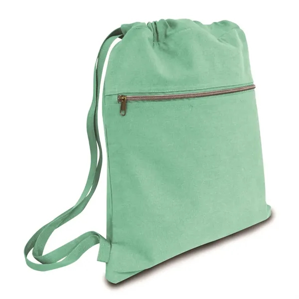 Seaside Cotton Pigment Dyed Drawstring Bag.... from ASI 89380 Staton Corporate and Casual / Staton®