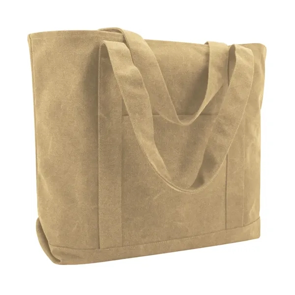 Seaside Cotton Pigment Dyed XL Boat Tote. Premium 12 ounce pigment... from ASI 89380 Staton Corporate and Casual