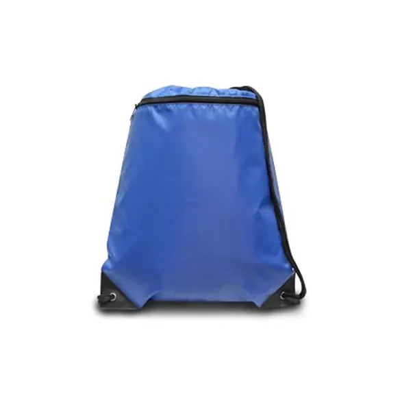 Zippered Drawstring Backpack. 210 denier nylon.... from ASI 89380 Staton Corporate and Casual / Staton®