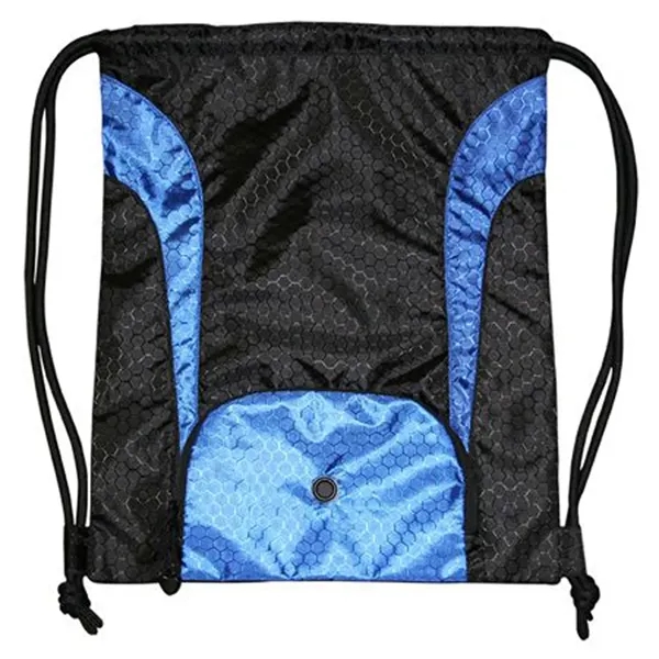 Honeycomb ripstop PU black super DUROcord drawstring pack.... from ASI 89380 Staton Corporate and Casual / Staton®