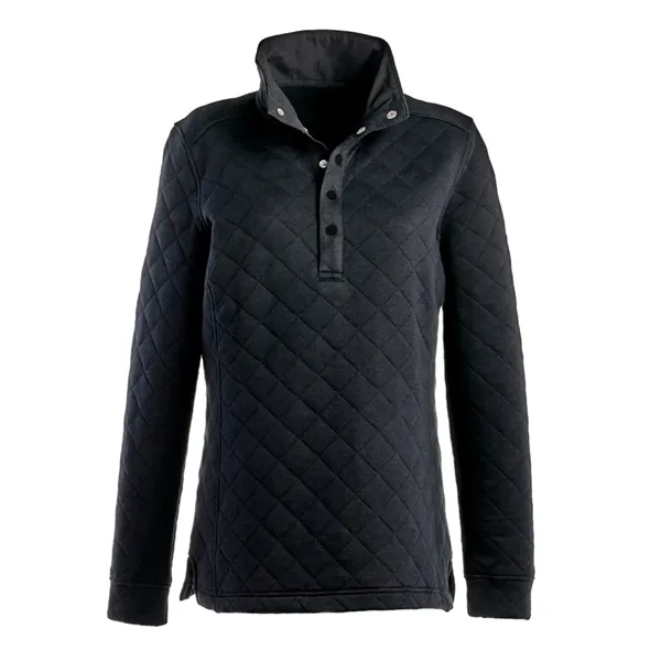 Ladies Quilted Snap Pullover... from ASI 89380 Staton Corporate and Casual