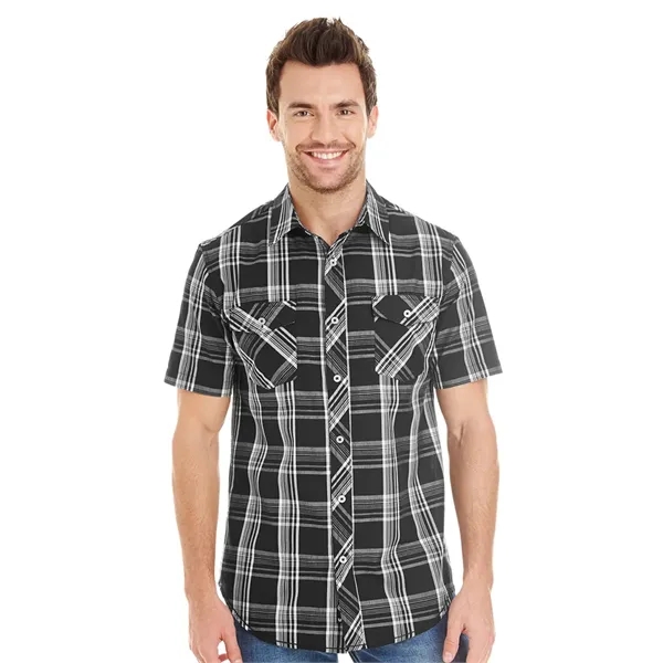 Burnside Men's Long Sleeve Solid Flannel. 3 ounce. 55% cotton/45% polyester.... from ASI 89380 Staton Corporate and Casual