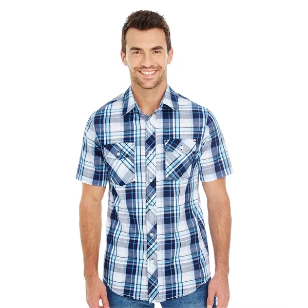 Burnside Men's Long Sleeve Solid Flannel. 3 ounce. 55% cotton/45% polyester.... from ASI 89380 Staton Corporate and Casual