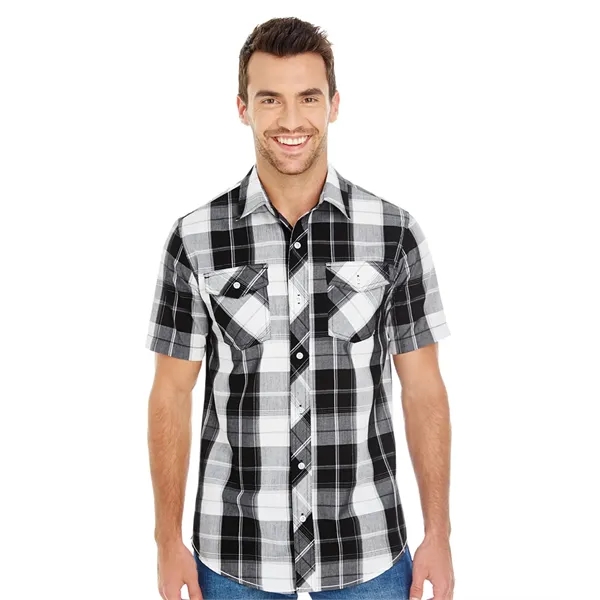 Burnside Men's Long Sleeve Solid Flannel. 3 ounce. 55% cotton/45% polyester.... from ASI 89380 Staton Corporate and Casual