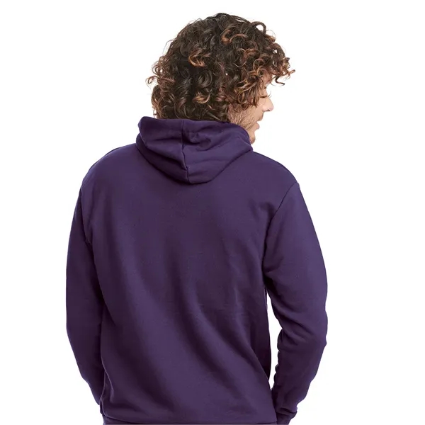Unisex fleece pullover hoody with drawcord, jersey lined hood, ribbed cuffs... from ASI 89380 Staton Corporate and Casual