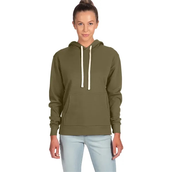Unisex fleece pullover hoody with drawcord, jersey lined hood, ribbed cuffs... from ASI 89380 Staton Corporate and Casual
