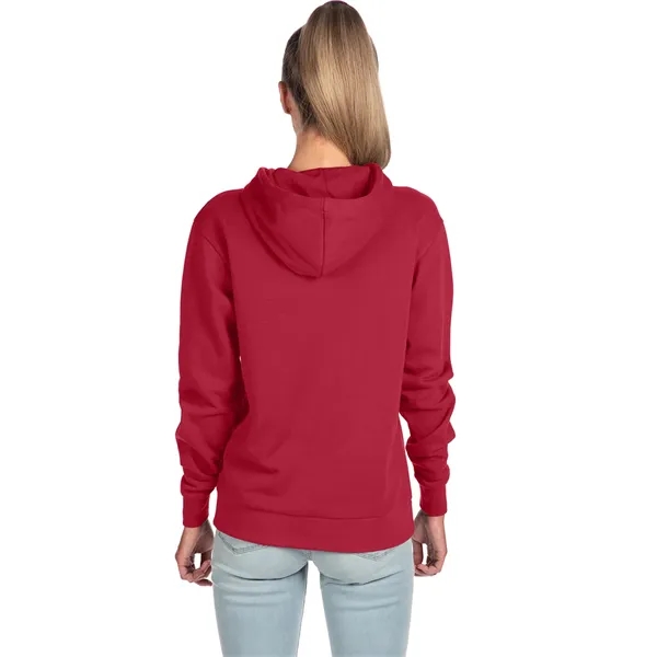 Unisex fleece pullover hoody with drawcord, jersey lined hood, ribbed cuffs... from ASI 89380 Staton Corporate and Casual