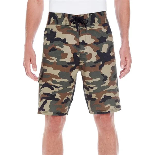 Burnside Men's Stretch Board Short. 4 ounce. 90% polyester/10% spandex.... from ASI 89380 Staton Corporate and Casual