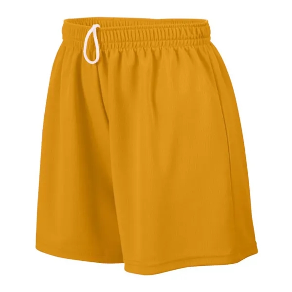 Ladies' wicking mesh shorts with a 5" inseam and covered elastic... from ASI 89380 Staton Corporate and Casual / Staton®