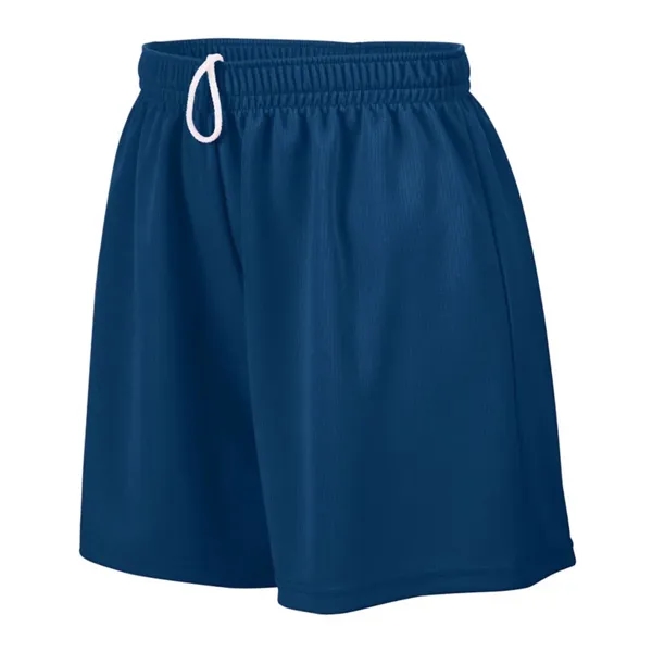 Ladies' wicking mesh shorts with a 5" inseam and covered elastic... from ASI 89380 Staton Corporate and Casual / Staton®