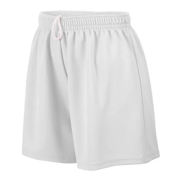 Ladies' wicking mesh shorts with a 5" inseam and covered elastic... from ASI 89380 Staton Corporate and Casual / Staton®
