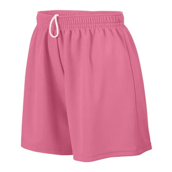 Girls wicking mesh shorts with a 5" inseam and covered elastic... from ASI 89380 Staton Corporate and Casual / Staton®