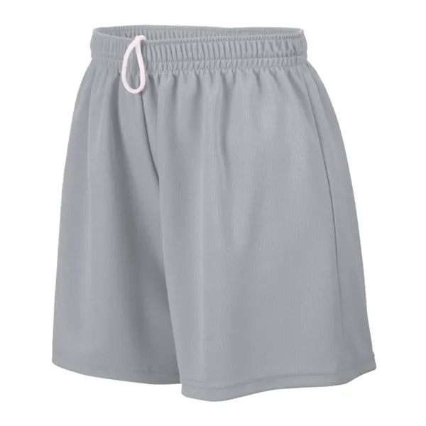 Girls wicking mesh shorts with a 5" inseam and covered elastic... from ASI 89380 Staton Corporate and Casual / Staton®