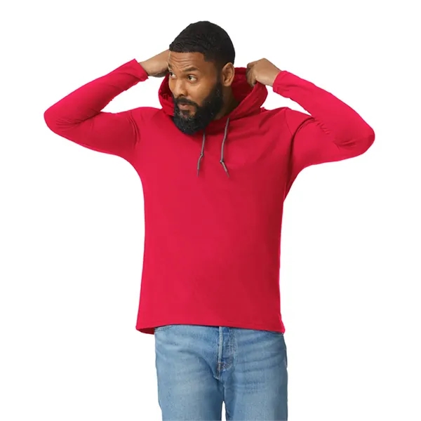 Anvil By Gildan Adult Lightweight Long Sleeve Hooded Tee... from ASI 89380 Staton Corporate and Casual / Staton®