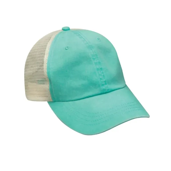 Six panel unstructured low profile cap with nylon mesh back panels.... from ASI 89380 Staton Corporate and Casual / Staton®