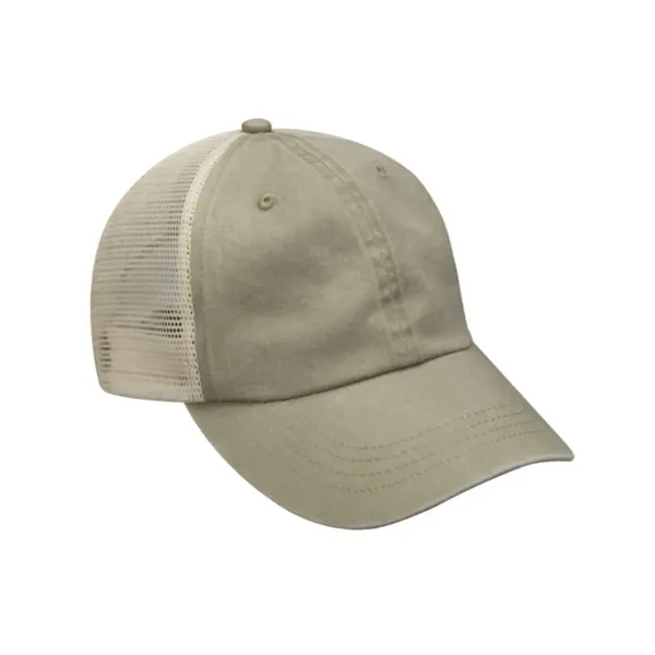 Six panel unstructured low profile cap with nylon mesh back panels.... from ASI 89380 Staton Corporate and Casual / Staton®