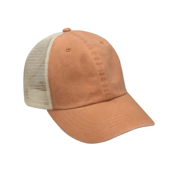 Six panel unstructured low profile cap with nylon mesh back panels.... from ASI 89380 Staton Corporate and Casual / Staton®