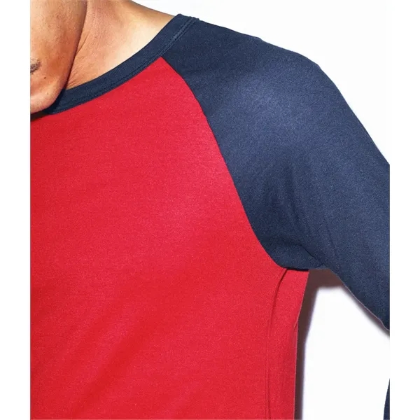 Poly-Cotton 3/4 Sleeve Raglan... from ASI 89380 Staton Corporate and Casual