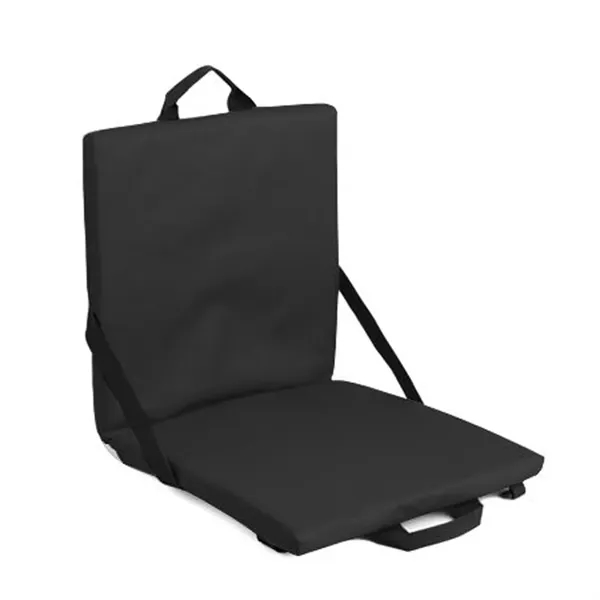 Folding Stadium Seat. 600 denier polyester, back panel with zippered pocket.... from ASI 89380 Staton Corporate and Casual / Staton®