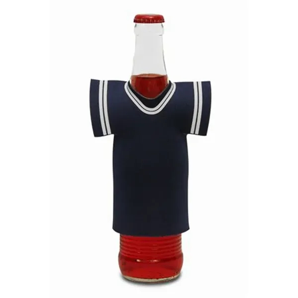 Jersey Shaped Bottle Holder. Jersey knit with foam backing.... from ASI 89380 Staton Corporate and Casual / Staton®
