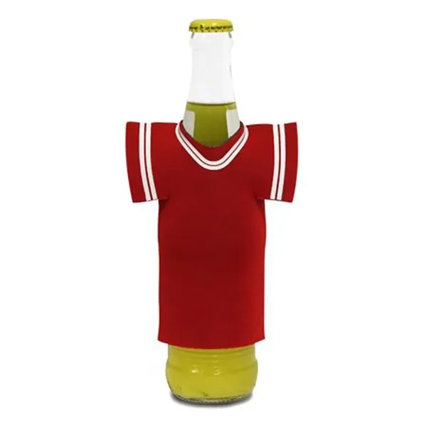 Jersey Shaped Bottle Holder. Jersey knit with foam backing.... from ASI 89380 Staton Corporate and Casual / Staton®