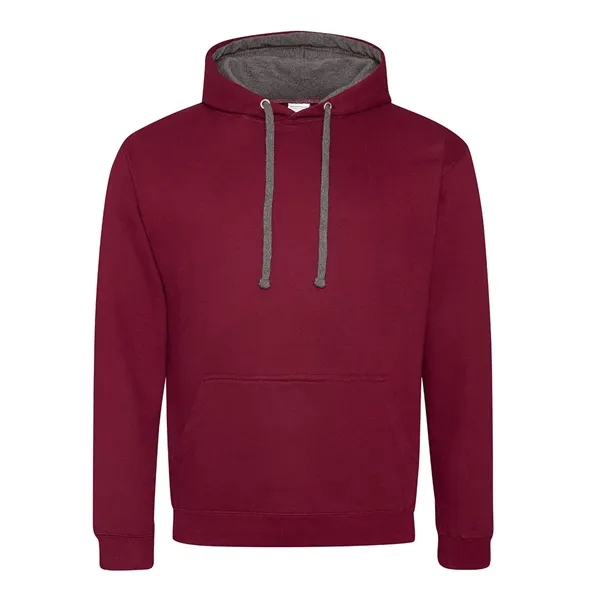 Varsity contrast 8.3 oz. midweight hoodie with double fabric hood, blank... from ASI 89380 Staton Corporate and Casual / Staton®