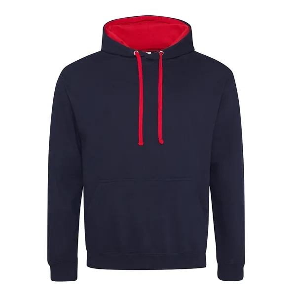 Varsity contrast 8.3 oz. midweight hoodie with double fabric hood, blank... from ASI 89380 Staton Corporate and Casual / Staton®